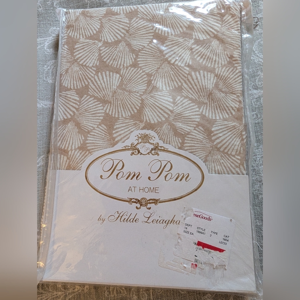 Pom Pom at Home by Hilde Leiaghat Biscayne Sand Shells Euro Sham